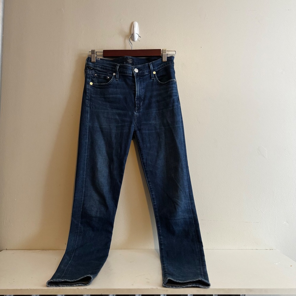 Citizens Of Humanity Dark Blue Ankle-Length Jeans